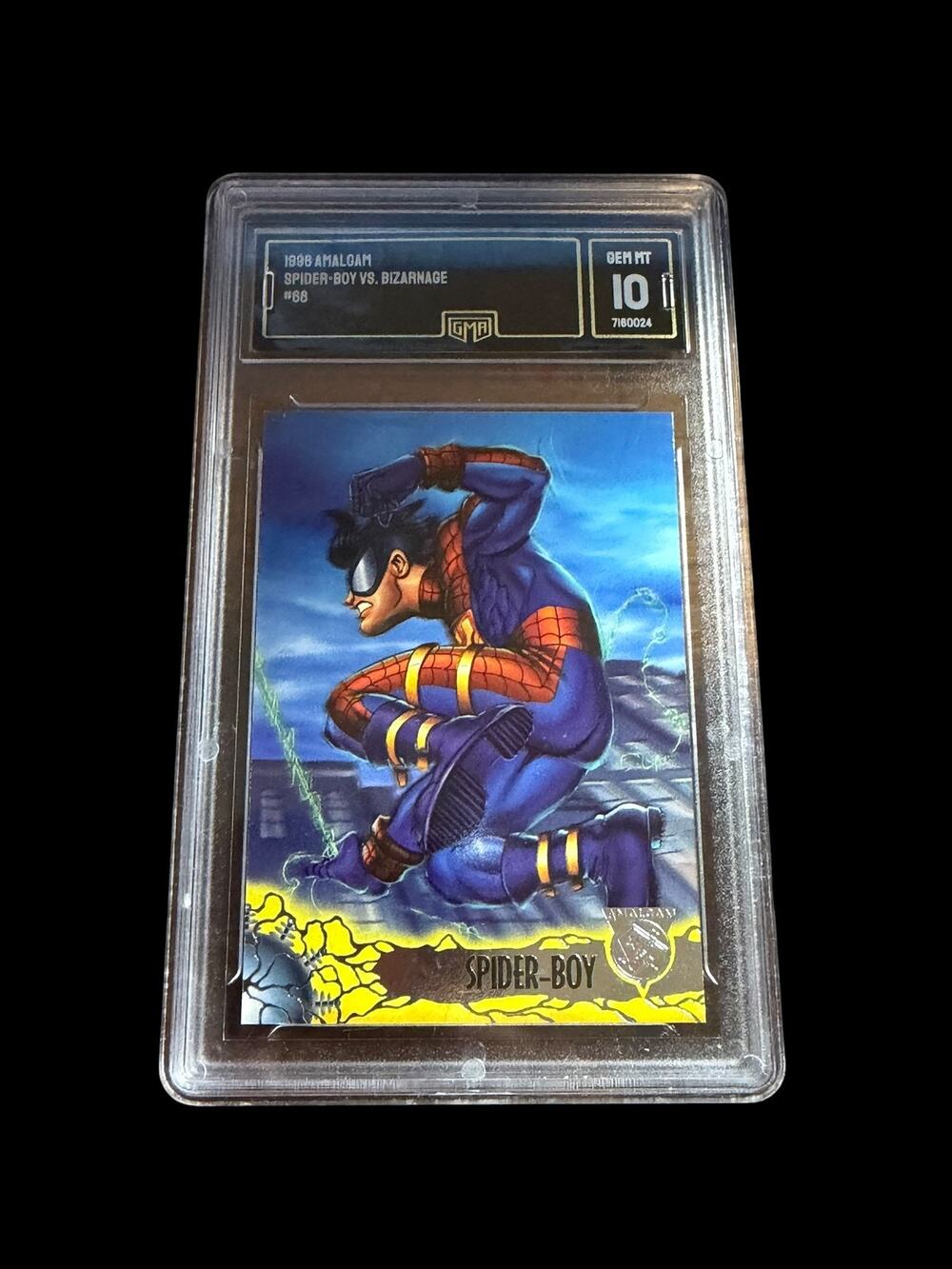 1996 Amalgam Spider-Boy vs. Bizarnage #88 GMA 10 GEM MT Non-Sport Trading Card